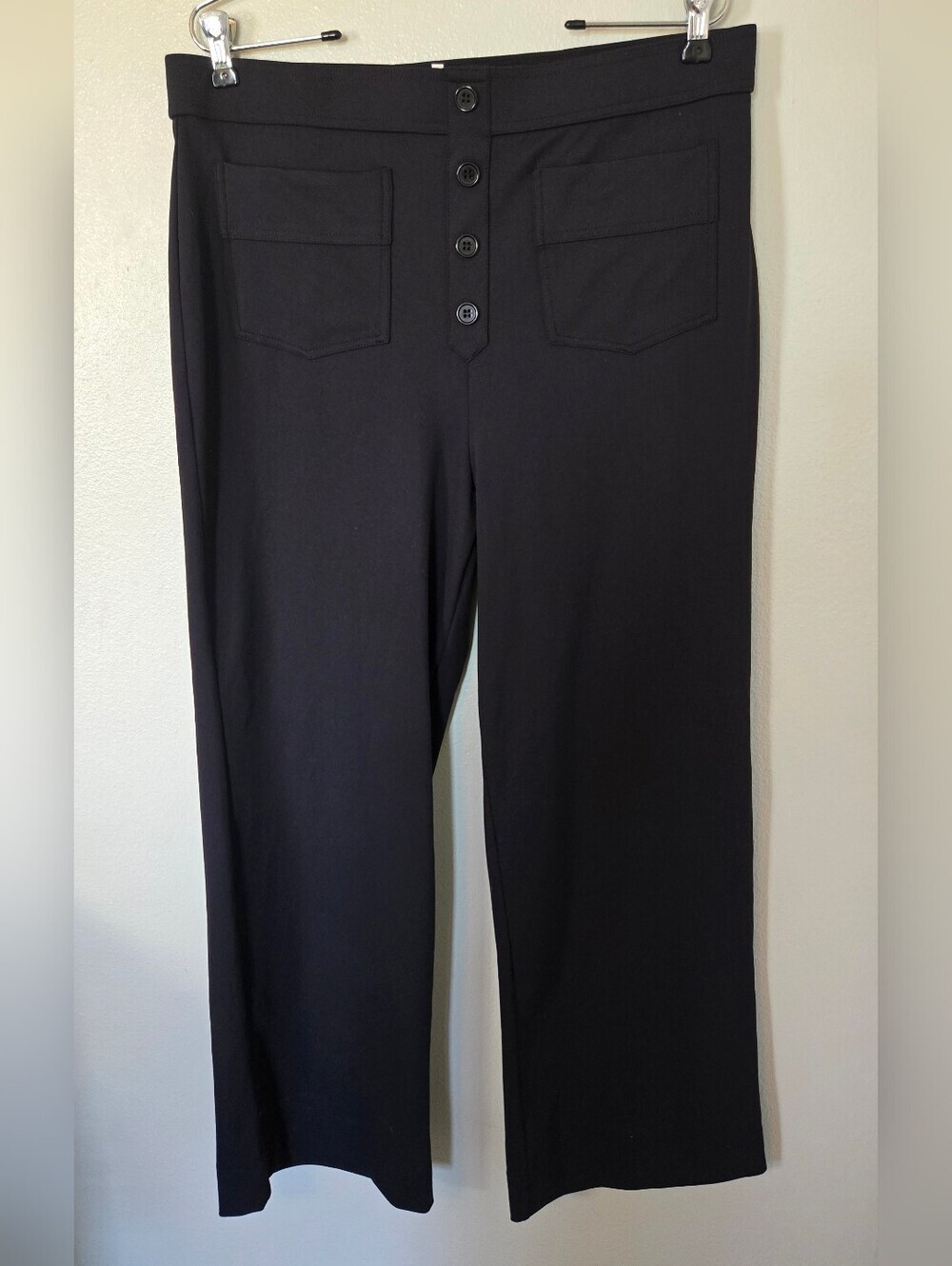Halara | NWT Black DayStretch High Waisted Straight Leg Casual Pants Size XL - Picture 4 of 12
